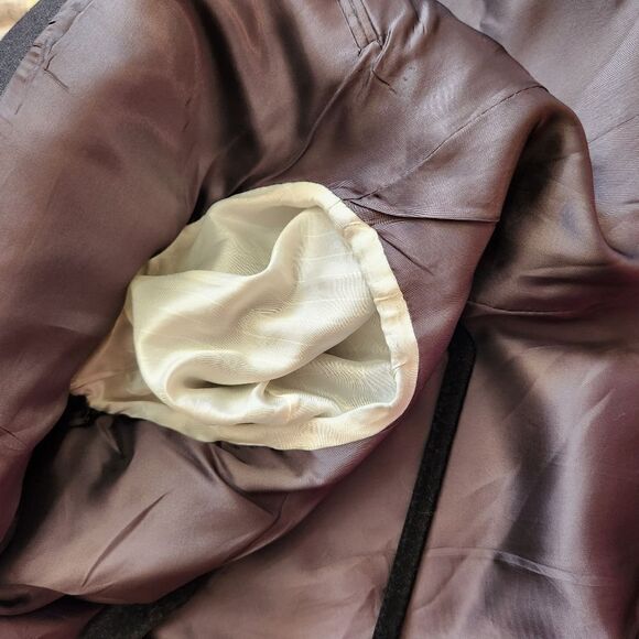 Vintage ZENIO collezione   double-breasted virgin wool blazer mens Sz 40L - Picture 11 of 13